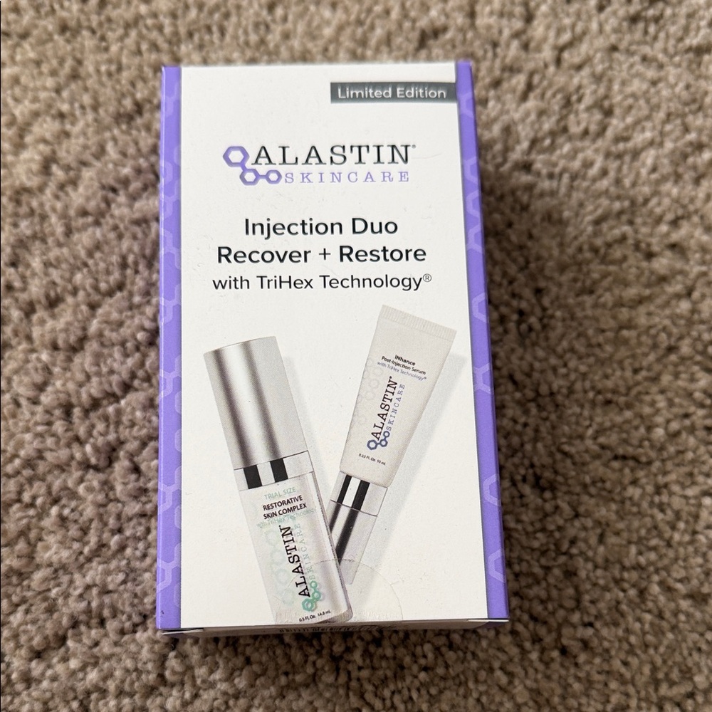 Alastin skincare. Injection Duo Recover + Restore